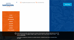 Desktop Screenshot of hotelnapoleonriccione.it